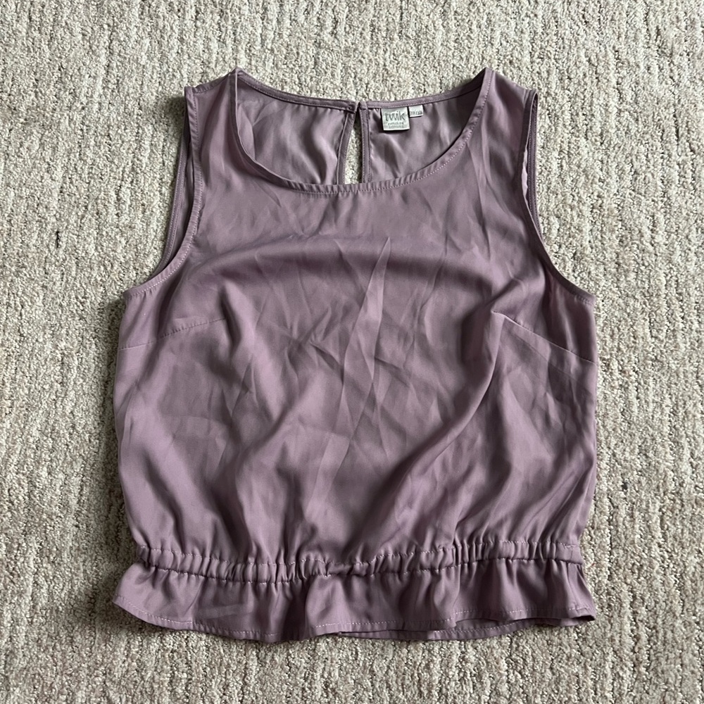 Brand new Simons Twik Purple Peplum top size xs